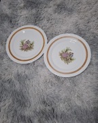 Talerz porcelanowy Chodzież PRL romantyczna para - vintage  (07698)