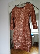 TFNC London, seksowna, cekinowa sukienka mini, S