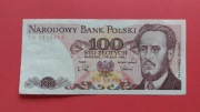 Banknot 100 złotych 1988 r Seria TG