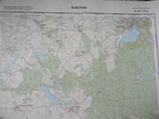 Mapa topograficzna 1:50 000 N-33-115-A Barlinek 