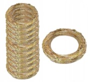 wianek ze słomy wianki słomiane 15 cm 10 sztuk 