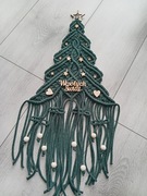 Choinka makrama rękodzieło 