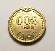 Słowenia 0,02 lipe 1992 PIĘKNA! RZADKA!