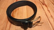 Pasek damski długości 95,5 cm szerokości 2,7 cm kolor czarny