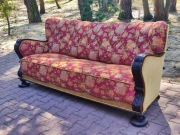 Trzyosobowa sofa drewniana antyk