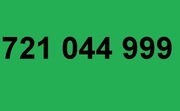 Złoty numer starter Plus na kartę 721 044 999