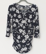 Jones New York - czarno-biała bluzka - M