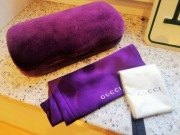 GUCCI etui okulary oryginał {nowy} mniejszy fiolet ORYGINAŁ !!!!!