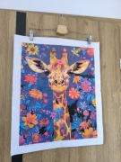 Obraz malowany po numerach żyrafa 