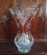 Duży wazon kryształ Huta Julia 