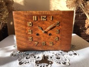 Zegar JUNGHANS WURTTEMBERG 1931 art deco dąb czeczot Bauhaus loft