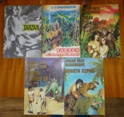 5 x TARZAN (wśród małp + nieposkromiony + Korak syn Tarzana + 2 inne)