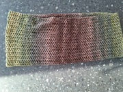 komin z włóczki  wymiary długość na płasko 67cm szerokość 27cm