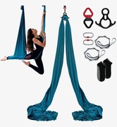 Aerial silks 8m zestaw szarfa wertykalna powietrzna akrobatyczna 