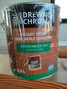 Drewnochron 2w1 Lakierobejca ORZECH CIEMNY 2,5L do drewna