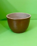 Doniczka donica kamionka PRL lata 60 vintage duża