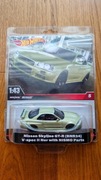 Hot Wheels Premium Nissan Skyline GT-R (BNR34) Vspec II Nur skala 1:43