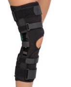 Długi stabilizator stawu kolanowego z szynami NEOX XXL orteza kolanowa