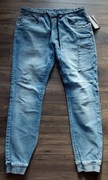 Spodnie męskie joggery cargo r.38