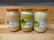 Miód wielokwiatowy ,akacjowy,lipowy ,zestaw 3x 1,2kg