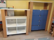 Regał meble do pokoju dziecka dziecięce szuflady i półki