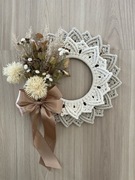 Wianek na drzwi w stylu boho