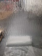 Szkło ornamentowe, szyby, 5 sztuk - super stan