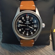 Zegarek Addiesdive AD2048 wodoodporny, skórzany pasek