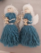 Aniołek niebieski/morski hand made