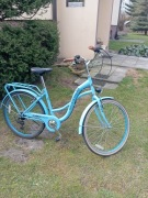 Rower miejski dla kobiety, dziewczynki, przerzutki, koła 26"