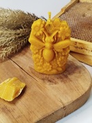 Świeca z pszczołą z wosku pszczelego Pasieka Pod Borem