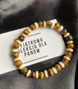 Bransoletka męska z tygrysim okiem