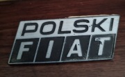 PRL- Oryginalny emblemat z samochodu POLSKI FIAT 126ZP  MALUCH