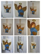 Anioł Dobrego Serca – dekoracyjna deska na ścianę