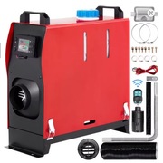 Nagrzewnica postojowa VEVOR 8kW diesel – pełny zestaw tłumik pilot LCD