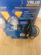 Pompa próżniowa dwustopniowa 57 l/min VALUE V-i220SV Chłodnictwo