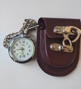 Zegarek kieszonkowy z łańcuszkim i dewizką Marki CSL,Quartz,wodoodporny