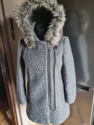 Ciepły zimowy płaszcz rozmiar M