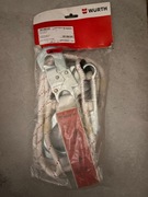 Linka bezpieczeństwa asekuracyjna do szelek Wurth