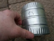 Złączka łącznik do rur spalinowych kominowych fi 125mm