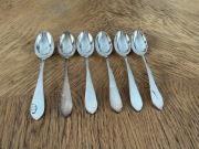 HEFRA srebrne łyżeczki do kawy Księstwo Warszawskie.