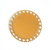 Scrapki Papierowe - Serwetka Serca mała 10 szt. złota.