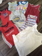 Koszulki na ramiączkach dla chłopca rozm 110 