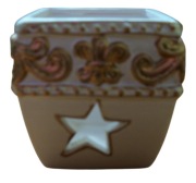 Lampion ceramiczny (świecznik) nieużywany