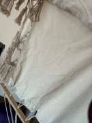 Hamak Beżowy Boho z Frędzlami 100x200 cm