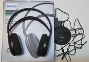 Słuchawki bezprzewodowe PHILIPS SHC5200 radiowe do tv GWARANCJA - JAK NOWE