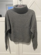 Sweter wełna z kaszmirem H&M Premium XS