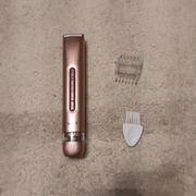 Trymer do ciała i bikini dla kobiet, różowa dwugłowicowa mini golarka