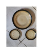 porcelit porcelana talerz obiadowy talerzyki  Tułowice PRL vintage retro