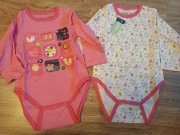 2pary body na dziewczynkę nowe rozmiar 68